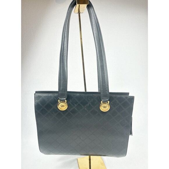 Versace Handbags - Versace Black and Gold Women's Bag